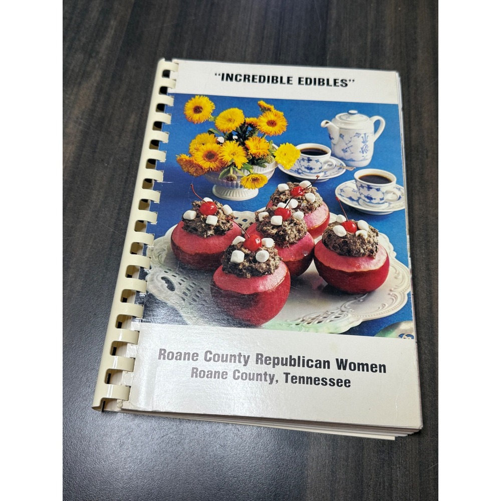 Incredible Edibles Roane County Republican Women Tennessee Vintage Cookbook